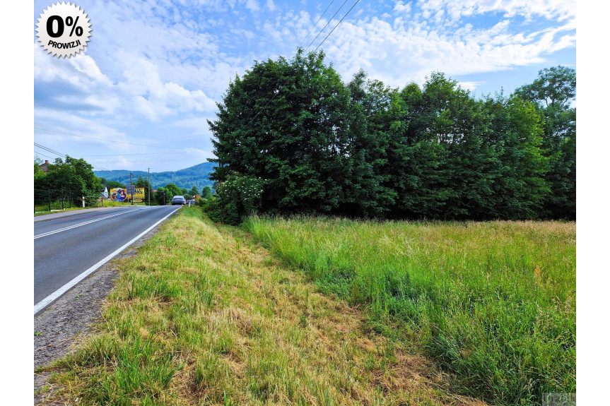 wadowicki, Andrychów, Targanice, Beskidzka, Działka inwestycyjna przy drodze wojewódzkiej