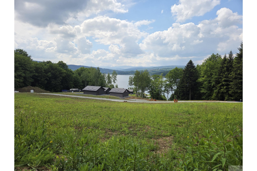 wadowicki, Strysz&oacute;w, Dąbr&oacute;wka, Uzbrojone działki widok na Jezioro i Babią G&oacute;rę  LAS