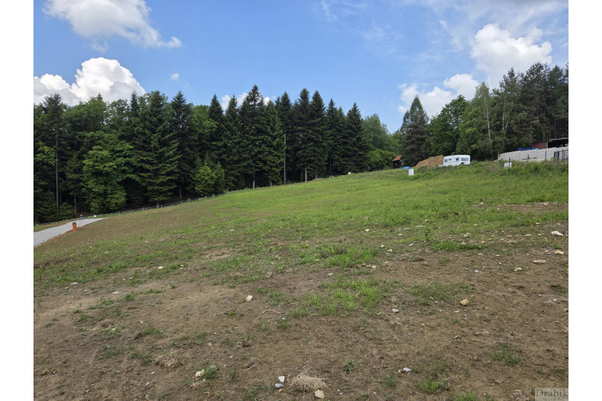 wadowicki, Strysz&oacute;w, Dąbr&oacute;wka, Uzbrojone działki widok na Jezioro i Babią G&oacute;rę  LAS