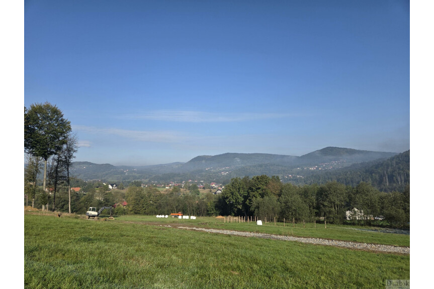 suski, Stryszawa, Widokowe działki w Stryszawie