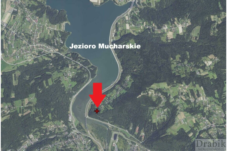 suski, Zembrzyce, os. Zarębki, Działka z widokiem na Jezioro Mucharskie