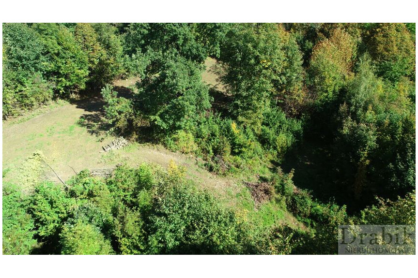 suski, Mak&oacute;w Podhalański, Żarn&oacute;wka, os. Grapa, Działka otoczona lasem z widokiem na g&oacute;ry