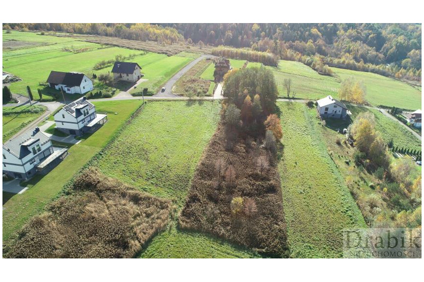 wadowicki, Strysz&oacute;w, Działka budowlana z widokiem na J. Mucharskie