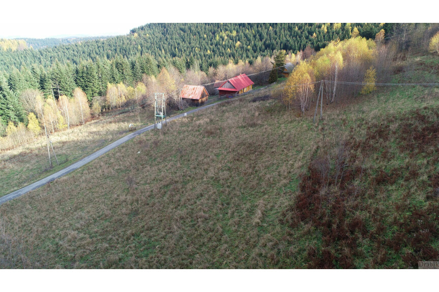 suski, Stryszawa, osiedle Bartoszki, Działka budowlana z widokiem na g&oacute;ry