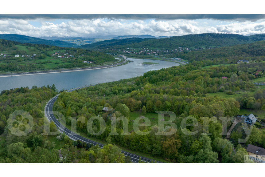 wadowicki, Mucharz, Skawce, Działka blisko Jeziora z gotowym projektem domu