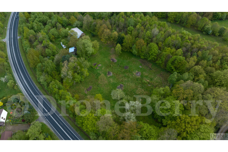 wadowicki, Mucharz, Skawce, Działka blisko Jeziora z gotowym projektem domu