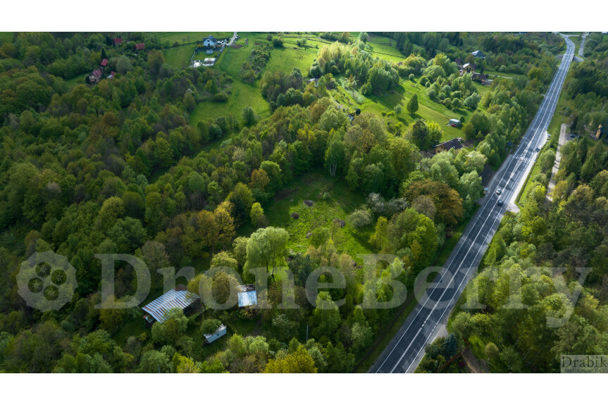 wadowicki, Mucharz, Skawce, Działka blisko Jeziora z gotowym projektem domu