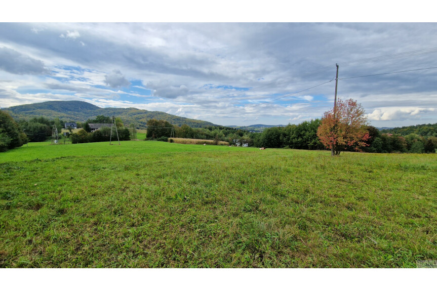 myślenicki, Raciechowice, Zegartowice, Widokowa działka o pow. 4000m2