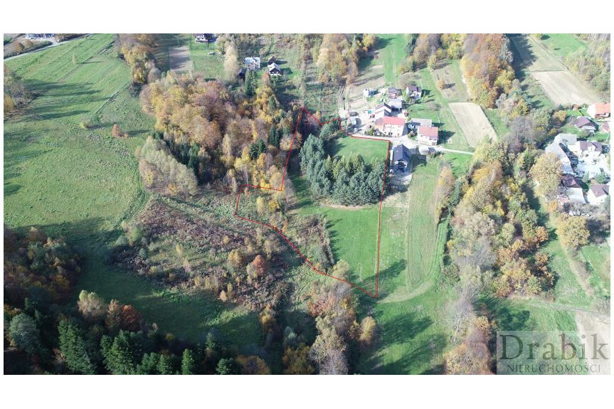 suski, Zembrzyce, Marc&oacute;wka, Działka rolno-budowlana pod agroturystykę