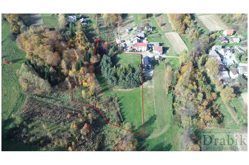 suski, Zembrzyce, Marc&oacute;wka, Działka rolno-budowlana pod agroturystykę