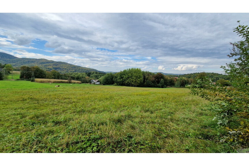 myślenicki, Raciechowice, Zegartowice, Widokowa działka  rolna o pow. 4000m2