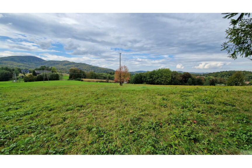 myślenicki, Raciechowice, Zegartowice, Widokowa działka  rolna o pow. 4000m2